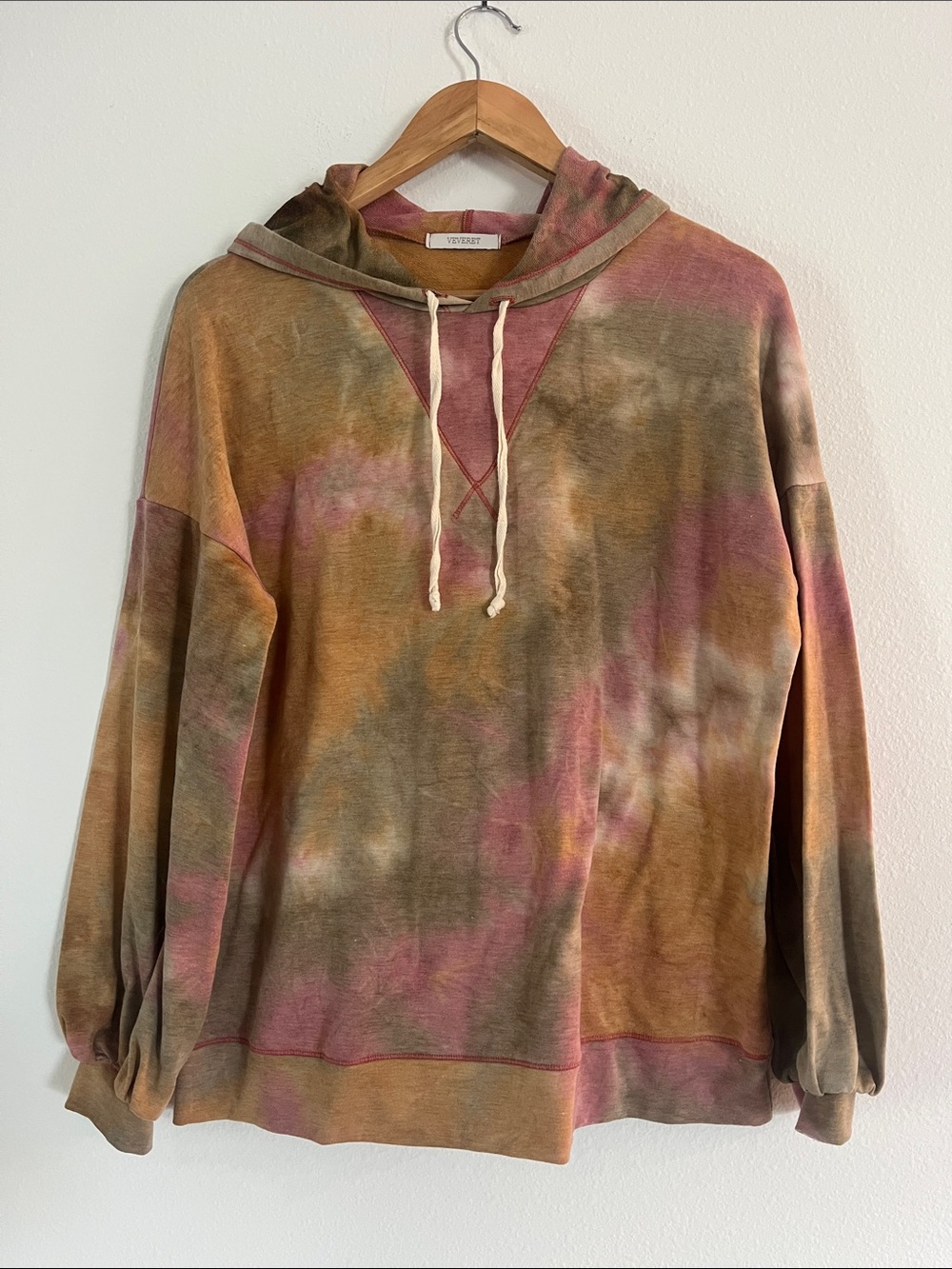 Boutique Tie-Dye Hooded Pullover Sweatshirt